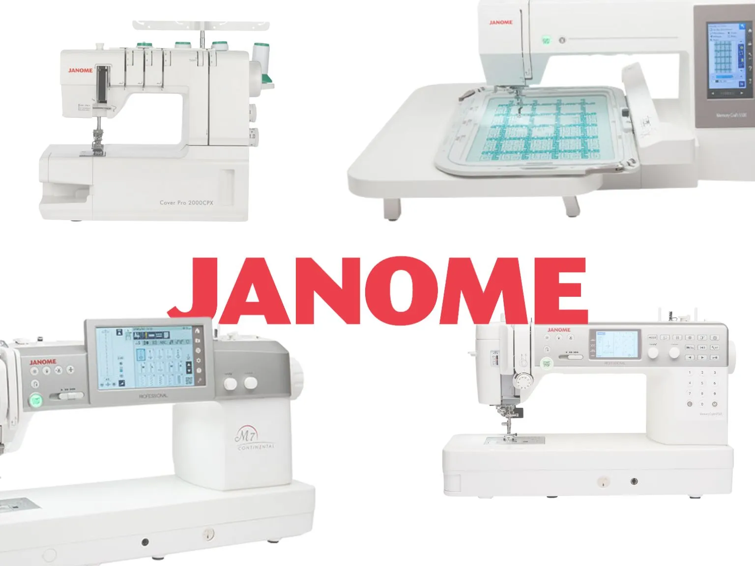 Marque Janome chez Jumac Machines à Coudre