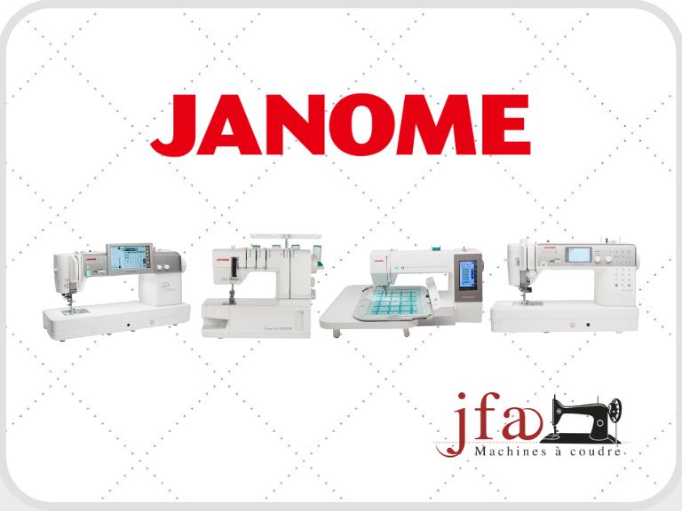 Marque Janome chez JFA Machines à Coudre