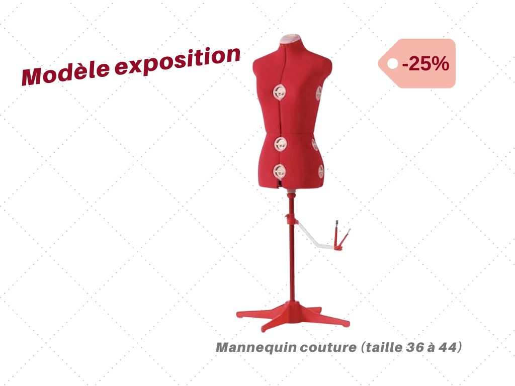 Mannequin couture - Modèle d'exposition (taille 36 à 44)