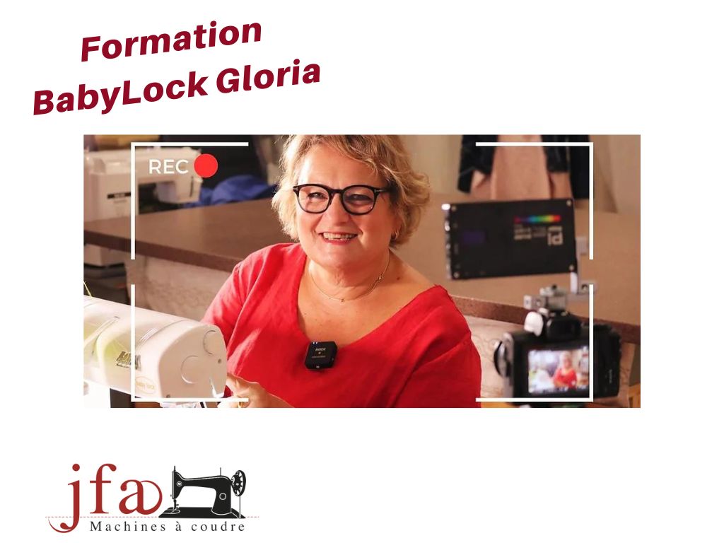 Formation surjeteuse recouvreuse BabyLock Gloria